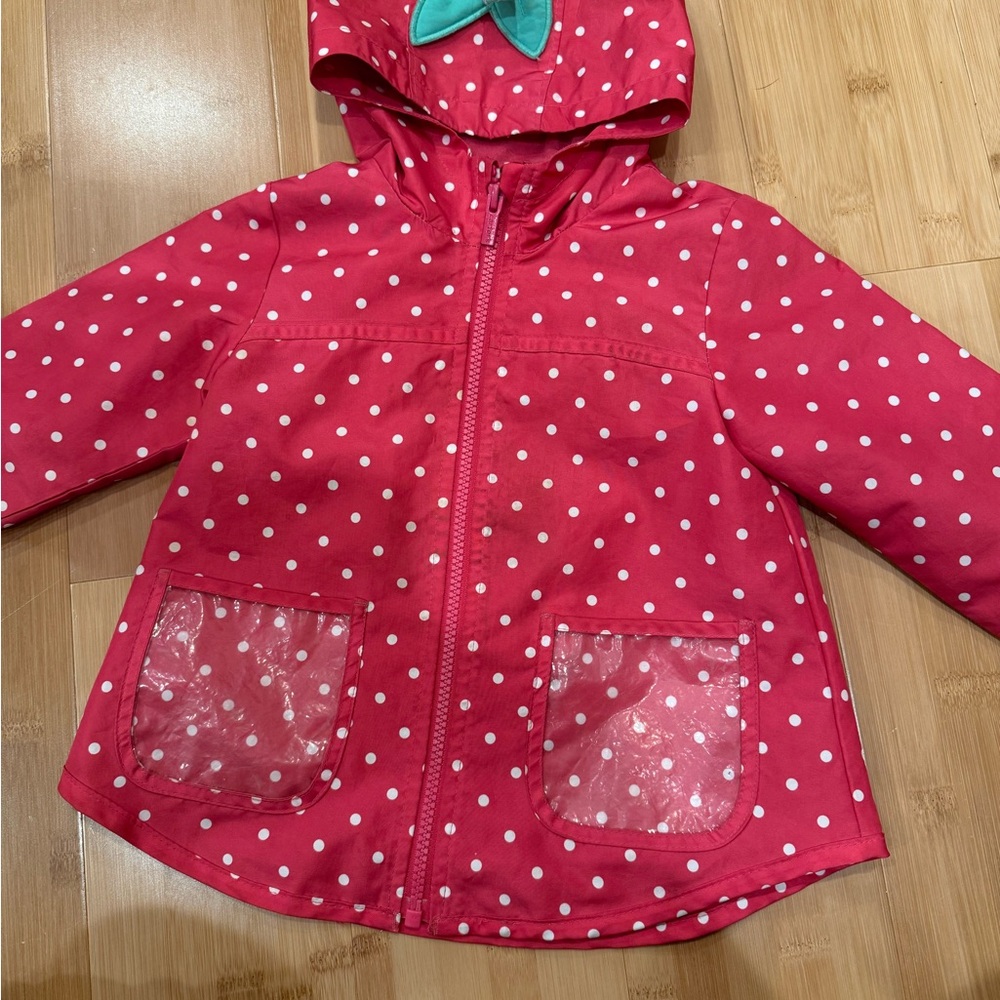 Carter's Pink Polka Dot Raincoat